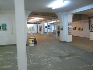 Blick in den Ausstellungsraum des BBK in der Ottostraße 80 (Dirk Tölke)